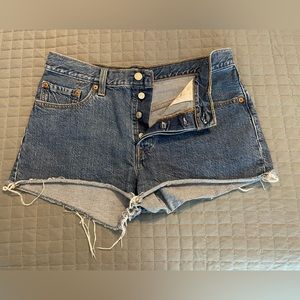 Levi cutoff jean shorts. Perfect condition!